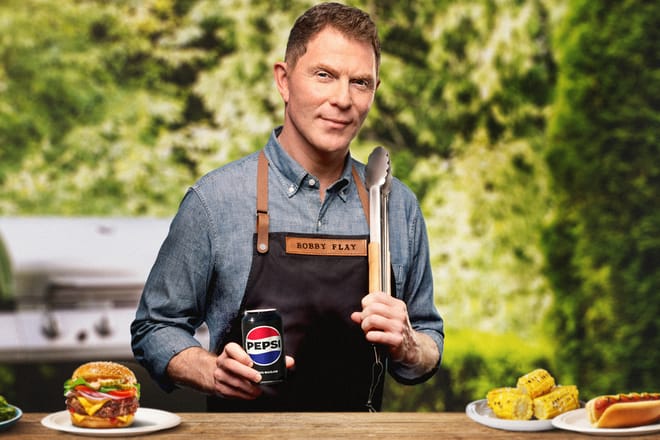 Pepsi summer ads include Bobby Flay, emphasize grilling out