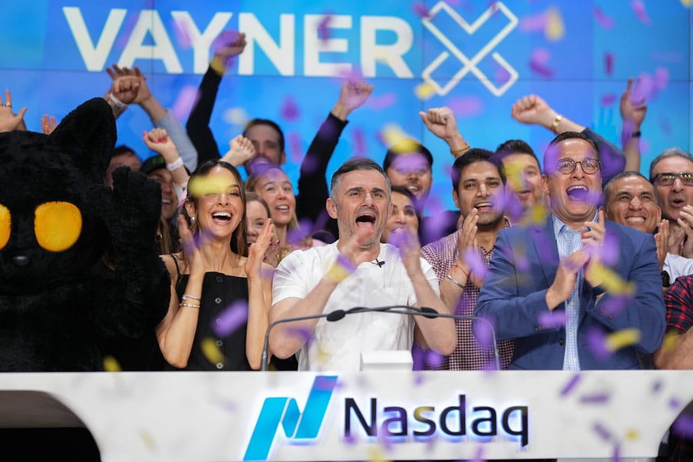 VaynerX Rings the Nasdaq Stock Market Closing Bell